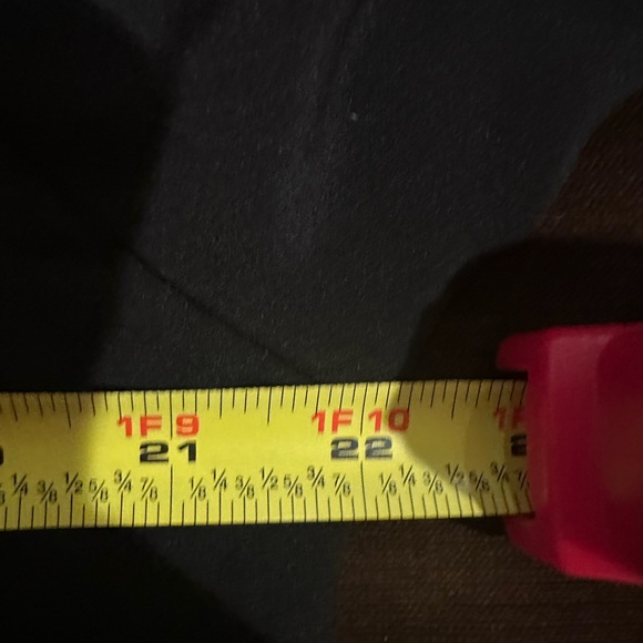 Anne Klein Black Sheer Gold Buttons Rolle Up Tabs & 2 Pockets InnFront. Sz 1X. - Picture 11 of 12